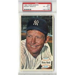 1964 Topps Giants Mickey Mantle #25 PSA 4.5