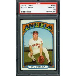 1972 Topps Syd O'Brien #289 PSA 10