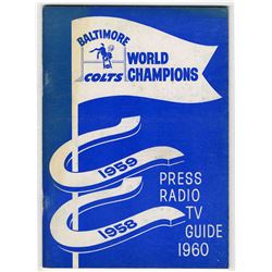 Colts Press Radio & T.V. Guide