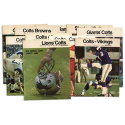 10 Baltimore Colts Programs From the 1968 Season