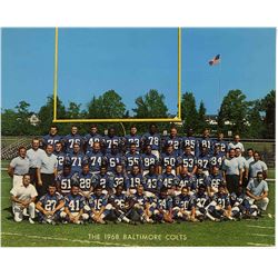Superbowl III Contenders the 1968 Colts Official Team Photo