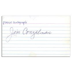 Football Hall of Famer Jim Conzelman Signature Signed