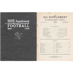 1935 College Football Preview Magazine Don Hudson