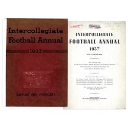 1937 College Football Yearbook Sid Luckman Byron White
