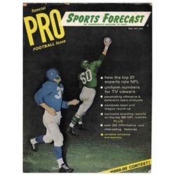 Sports Forecast Pro Football Issue 1959