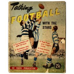 1954 Australian Talking Football w the Stars Magazine