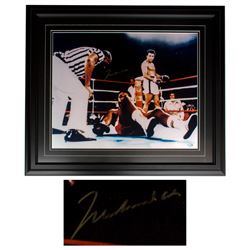 Muhammad Ali Signed 20'' x 16'' Photo Mounted Memories CO