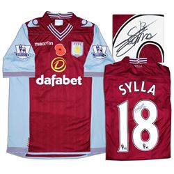 Aston Villa Jersey Worn & Signed By Yacouba Sylla COA