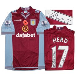 Aston Villa Jersey Worn & Signed By Chris Herd COA