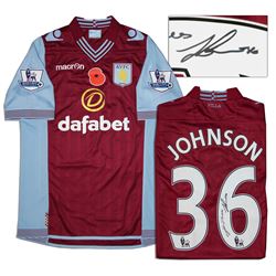 Aston Villa Jersey Worn & Signed By Daniel Johnson COA