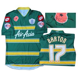 Joey Barton Queens Park Rangers Match Worn Shirt COA