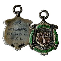 Bournemouth & District Jr. Football League Medal 1913-1914