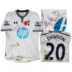 Tottenham Shirt Match Worn by Michael Dawson w Club COA