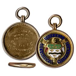 Eddleston Cup Gold Medal From Their 1935-36 Season