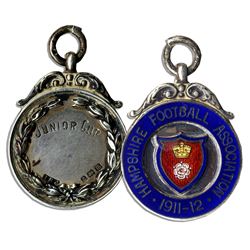 1911-12 Silver Medal Frm Hampshire Football Association