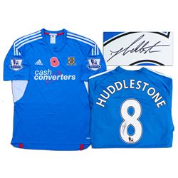 Tom Huddlestone Match Worn Hull City Football Shirt COA