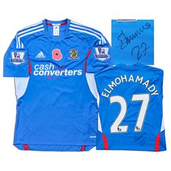 Ahmed Elmohamady Hull City Football Shirt Match Worn