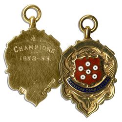 Nuneaton Combination Football 1932-33 Gold Medal
