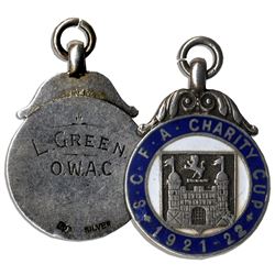 Silver Medal From the 1921-22 Suffolk County Football