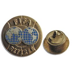 FIFA Referee Pin From 1953 -- Gold-Plated