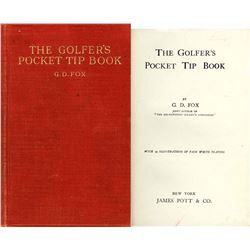 1912 The Golfer's Pocket Tip Book Golf G.D. Fox