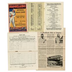 1936 Brooklands Racing Program