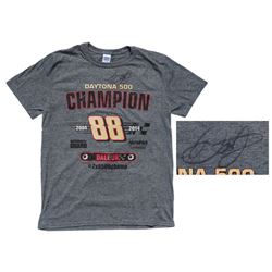 Dale Earnhardt Jr. Worn and Signed Daytona 500 Shirt