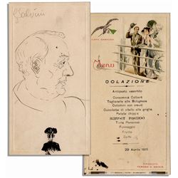 Opera Great Enrico Caruso Hand-Drawn Sketch