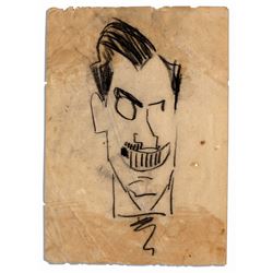 Enrico Caruso Hand-Drawn Sketch