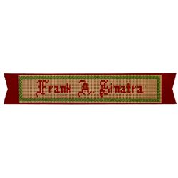 Frank Sinatra Christmas Ribbon, Personally Owned by Him