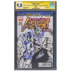 Avengers Prime Cast Signed Comic #1 CGC 9.8