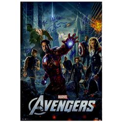 'The Avengers'' cast-signed poster w/ Stan Lee, w/COA's