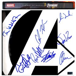 Cast Signed ''The Art of the Avengers'' Coffee Table Book