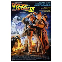 ''Back to the Future Part III'' Cast Signed Poster