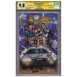 ''Back to the Future'' Cast Signed Comic #1, Graded 9.8