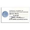 Image 1 : Milton Berle 1962 Membership Card to Grammy's NARAS