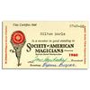 Image 1 : Milton Berle 1960 Society of American Magicians Card