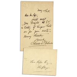 Charles D. Coburn Autograph Letter Signed