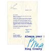 Image 1 : Bing Crosby Typed Letter Signed from 1965