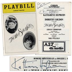 Katharine Hepburn ''West Side Waltz'' Program Signed