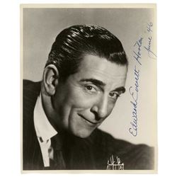 Edward Everett Horton Signed Photo -- 8'' x 10''