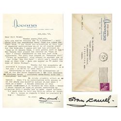 Stan Laurel Letter Signed re Exploitation of L & Hardy