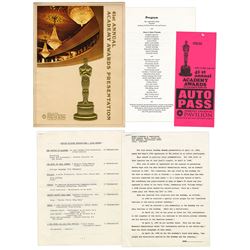 41st Academy Awards Presentation Program