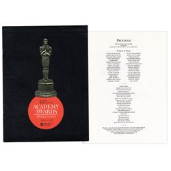 43rd Academy Awards Presentation Program
