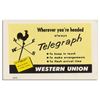 Image 2 : From Milton Berle Estate, Western Union Membership Card