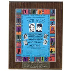 Charity Plaque Awarded to Actor Lloyd Bridges