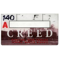 Rocky aka Creed Clapperboard Sylvester Stallone MGM COA