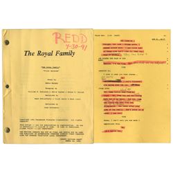 Royal Family Pilot 2nd Revised Script Redd Foxx Estate