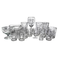 Huge Collection of 44 Glassware Owned by Greta Garbo