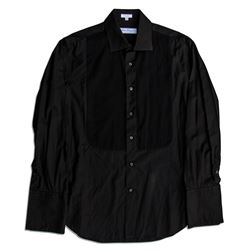 Dennis Hopper Owned & Worn Black Tuxedo Shirt COA